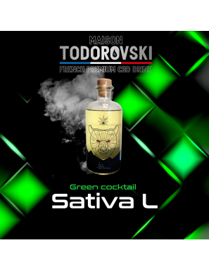 Liqueur de Vodka 18° au chanvre Sativa L - Maison Todorovski - 500ml - Made In France - Lancement à l'unité