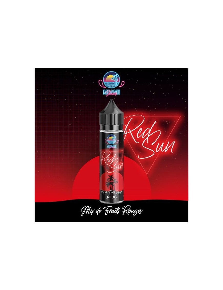 Red sun - Miami Juices - 50ml - Vendu à l'unité