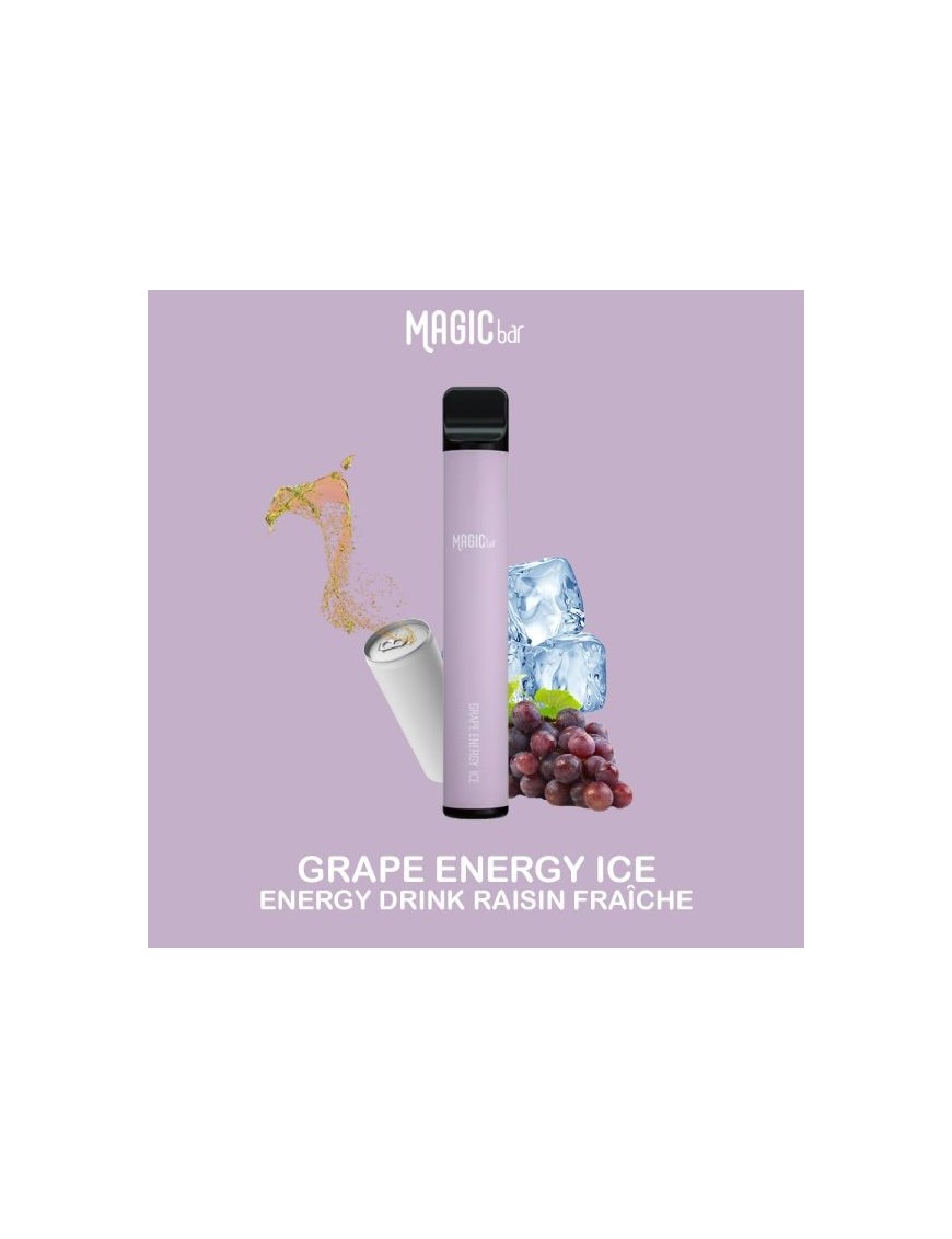 Grape Energy Ice - Magic Bar - 2% 600 Puffs