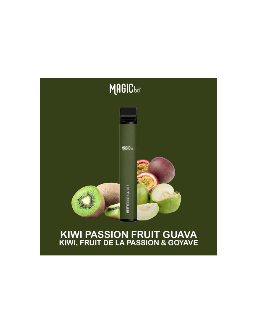 Kiwi Passion Fruit Guava - Magic Bar - 2% 600 Puffs
