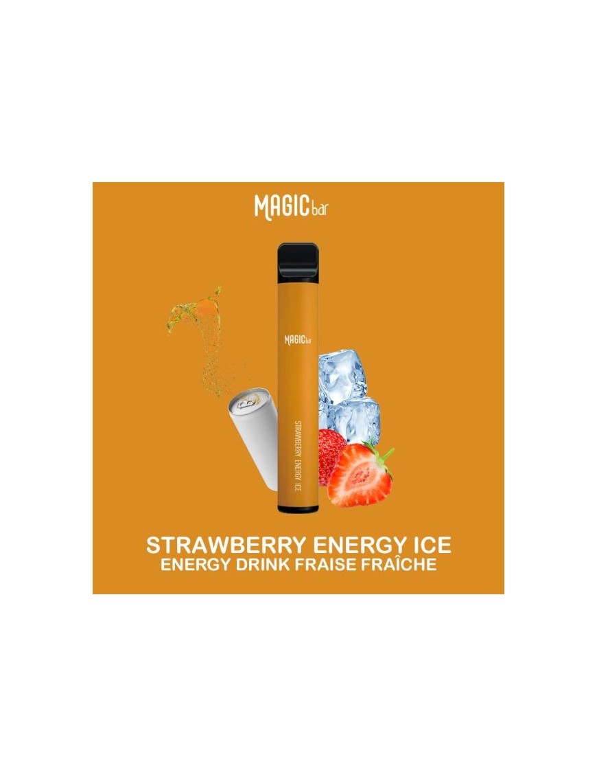Strawberry Energy Ice - Magic Bar - 2% 600 Puffs