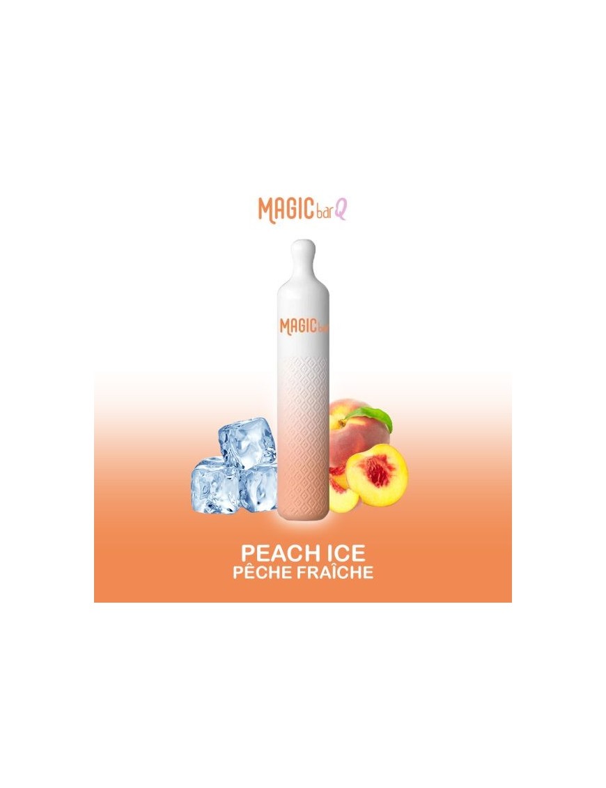 Peach Ice - Magic Bar Q - 2% 600 Puffs