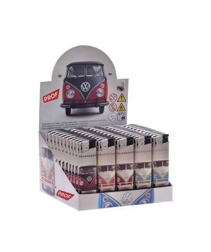 Briquets "VW Samba Fixflame Electrolight""PROF" - Display de 50