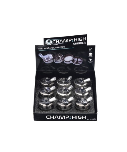 Grinder "MINI MOULIN" - 40mm - Display de 9 - 4 parties