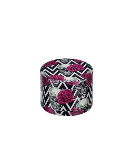 Grinder "HIGH SKULL & ROSES" - 50mm - Display de 9 - 4 parties