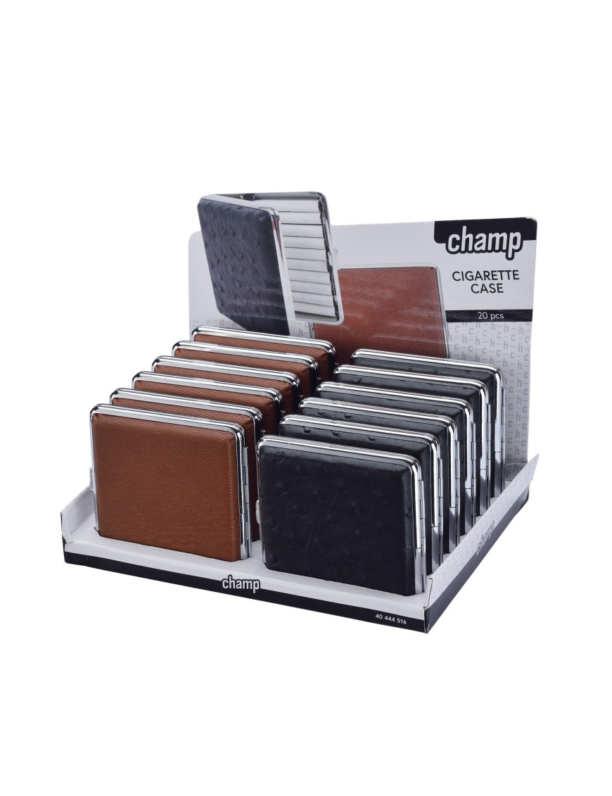 Etui à cigarettes "CHAMP" - Display de 12