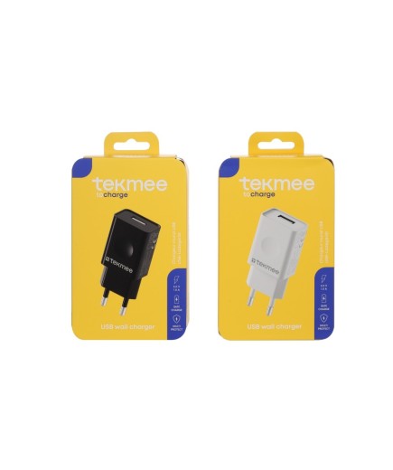 TEKMEE Adaptateur secteur 1A - à l'unité