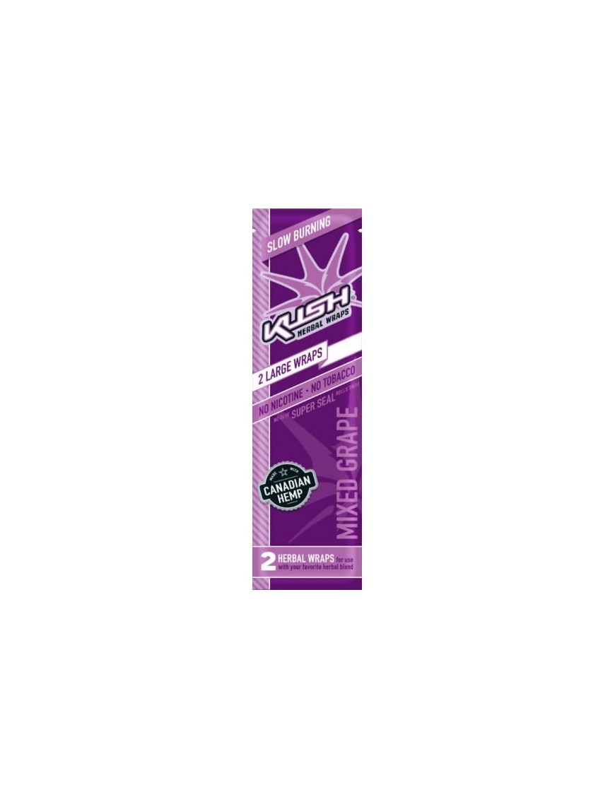 Herbals Kush - Violet (mixed grape) - Boite de 25 - lot de 2 par sachet