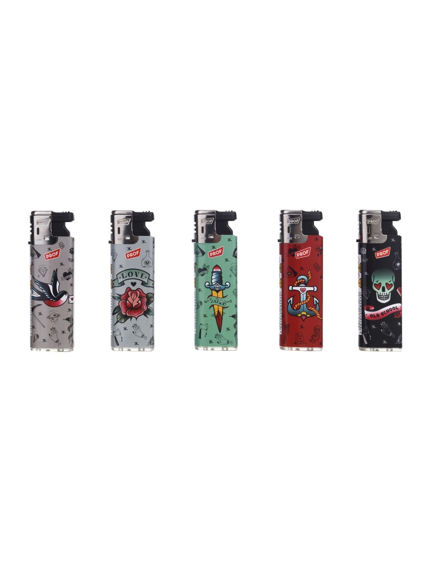 Briquets "OLD STYLE TATOO" - PROF - Display de 50 -