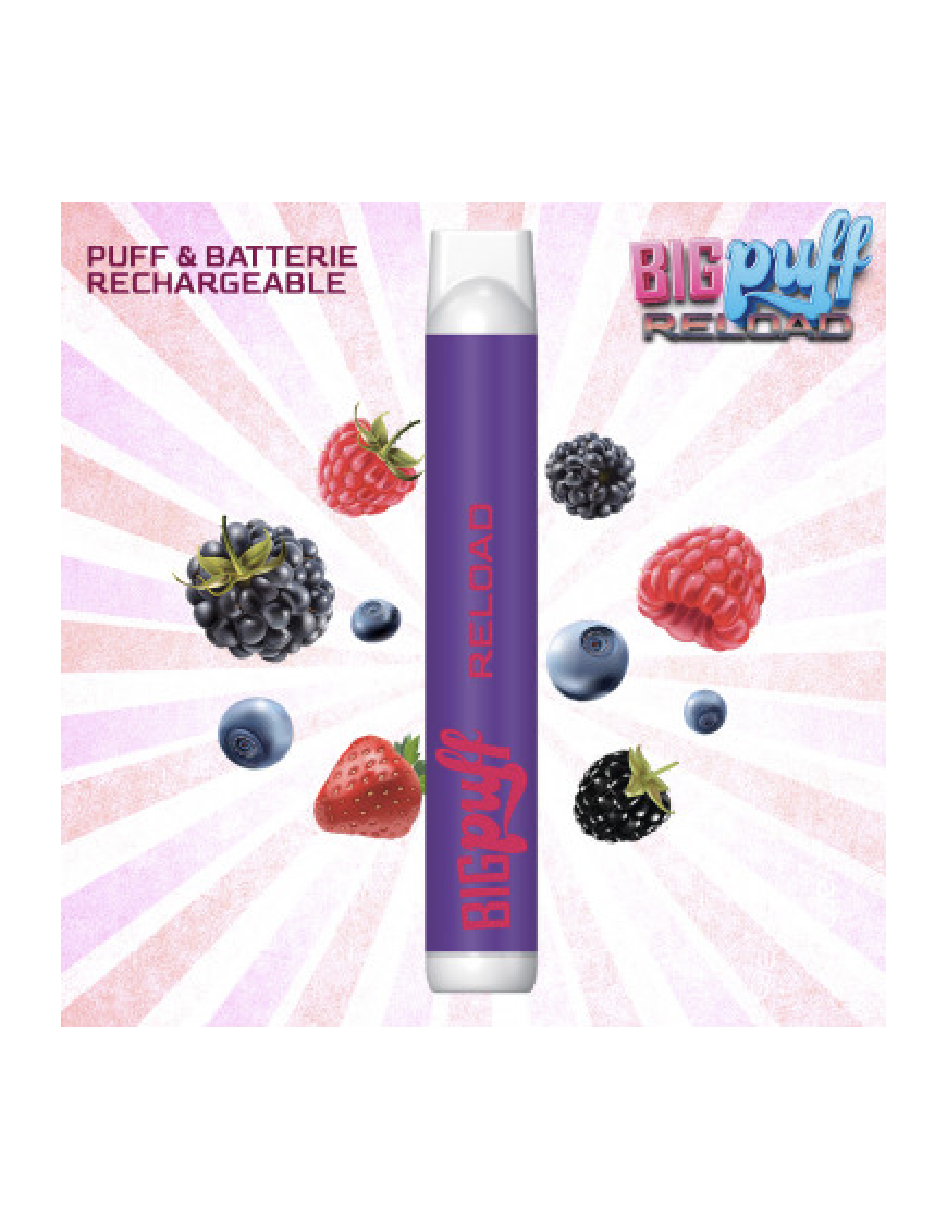 Kit Fruits Rouges Sauvages (10mg) - Big Puff Reload