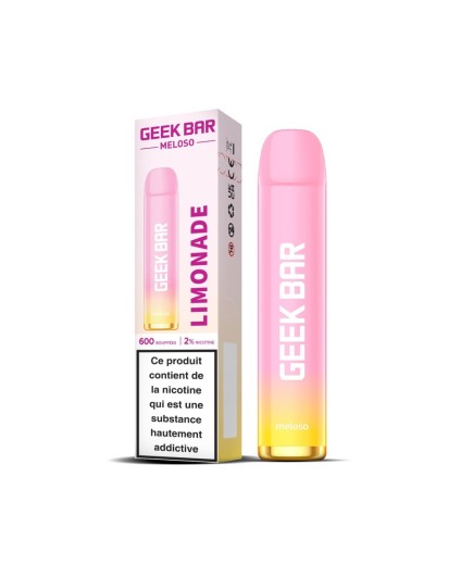 Meloso Limonade - Geek Bar - 600 Puff - A L'UNITE