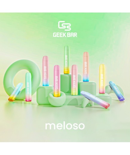 Meloso Pastèque glaçé - Geek Bar - 600 Puff - DISPLAY DE 10