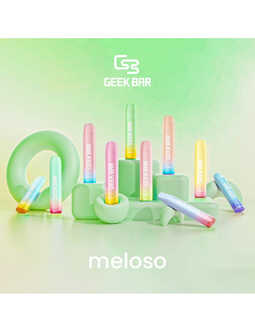 Meloso Fraise glaçé - Geek Bar - 600 Puff - A L'UNITE