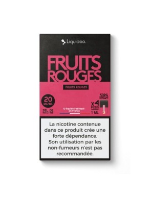 Cartouches Wcig Fruits Rouges  - Compatible Juul - Par 4 