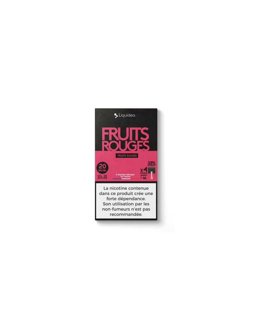 Cartouches Wcig Fruits Rouges - Compatible Juul - Par 4