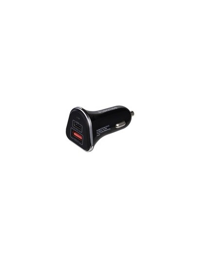 TEKMEE Chargeur Prise Voiture Allume Cigare 2 ports PD + Type C 