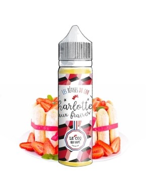 Charlotte Aux Fraises 50ml - Le coq qui Vape