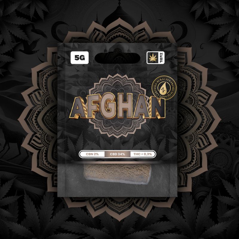 PACK Résines 10 + 2 offerts - Afghan - 34% CBD - Bural'Zen