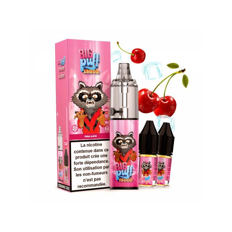 Cerise Glacée - Tornado 15000 Puffs 2% - Big Puff