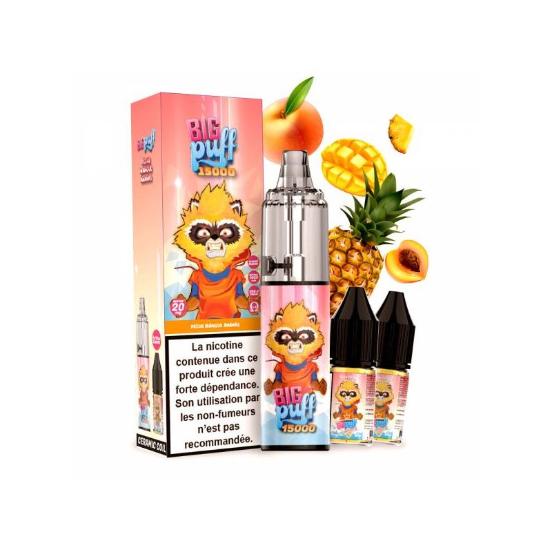  Peche Mangue Ananas - Tornado 15000 Puffs 2% - Big Puff