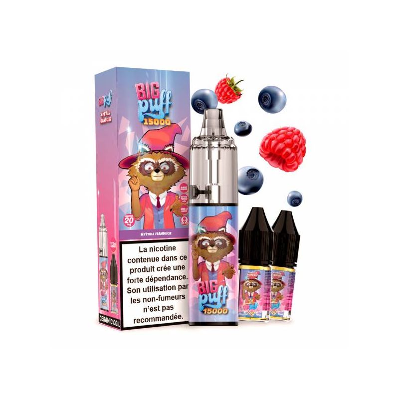 Myrtille Framboise - Tornado 15000 Puffs 2% - Big Puff