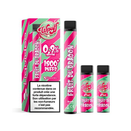Kit Fruit du Dragon Batterie + 3 pods - Wpuff 1800