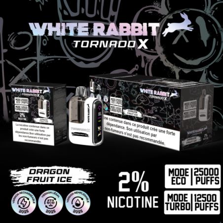 Dragon Fruit Ice - Tornado X 25000 Puff - à l'unité