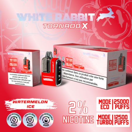 Watermelon Ice - Tornado X 25000 Puff - à l'unité