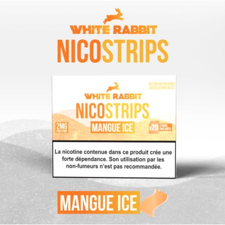 Mangue Ice 2mg - Nico strips - White Rabbit
