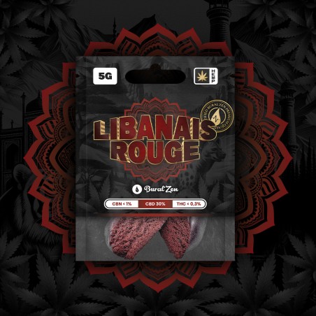 Pack Résine 10 + 2 offerts - Libanais Rouge - 30% CBD - Buralzen