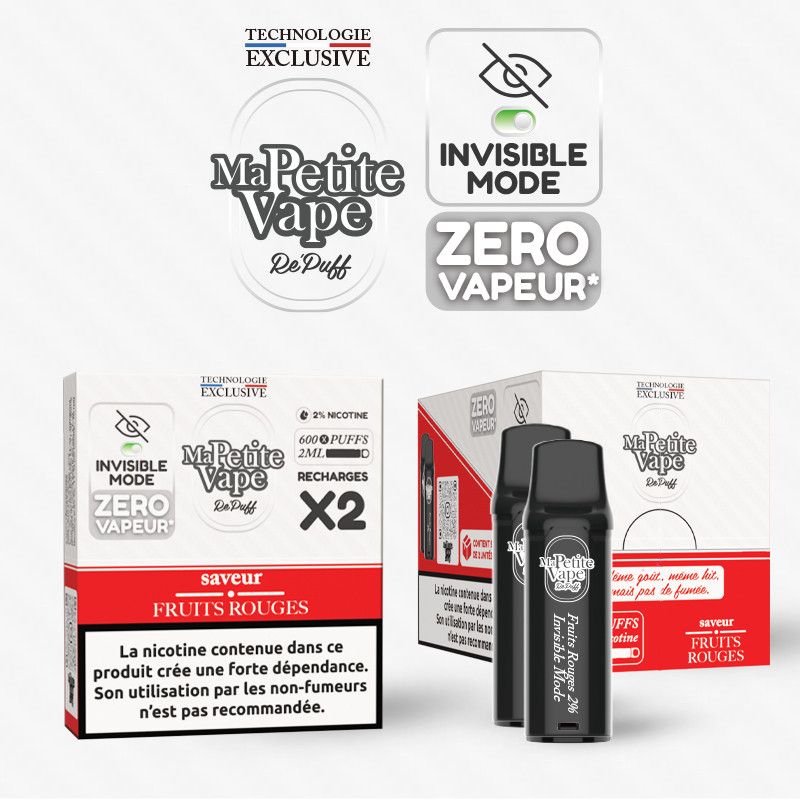 Fruits Rouges - 2 cartouches - Repuff - Ma Petite Vape