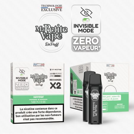 Menthe - 2 cartouches - Repuff - Ma Petite Vape