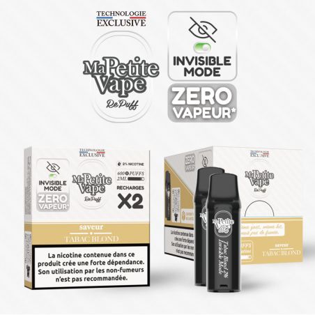 Tabac Blond - 2 cartouches - Repuff - Ma Petite Vape