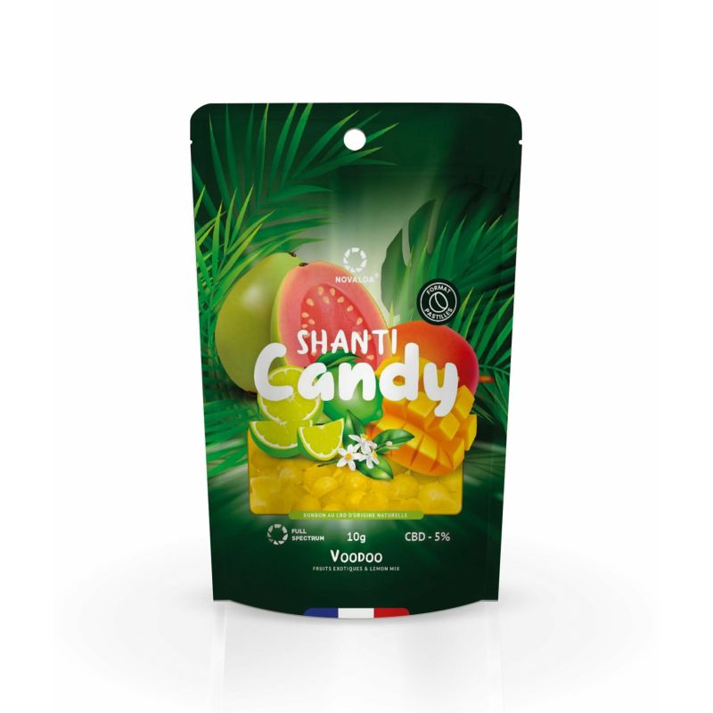 Pastilles CBD 5% - Voo doo - 10 grammes - Novaloa