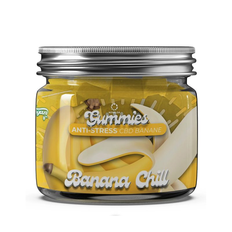 Gummies CBD - Banana Chill - 90g - Novaloa