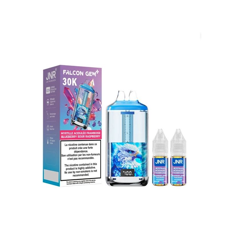 Blueberry Sour Raspberry 30000 puff 20mg - Falcon GEM+ 
