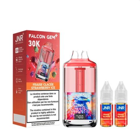 Strawberry Ice 30000 puff 20mg - Falcon GEM+ 