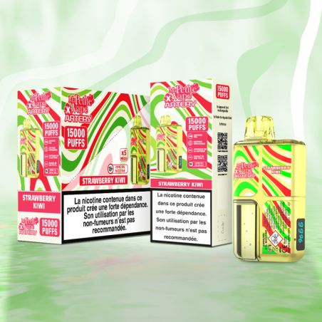 Strawberry Kiwi - Artery 15000 Puff - à l'unité