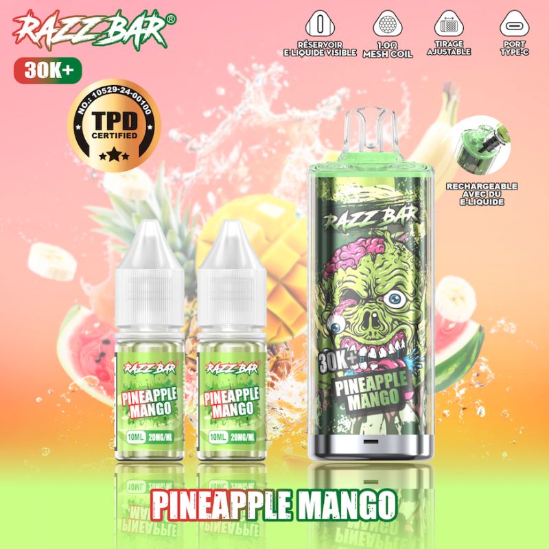 Pineapple Mango 30K 20mg - Razz Bar