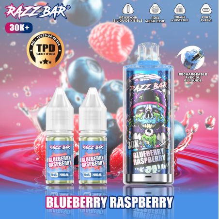 Blueberry Raspberry 30K 20mg - Razz Bar