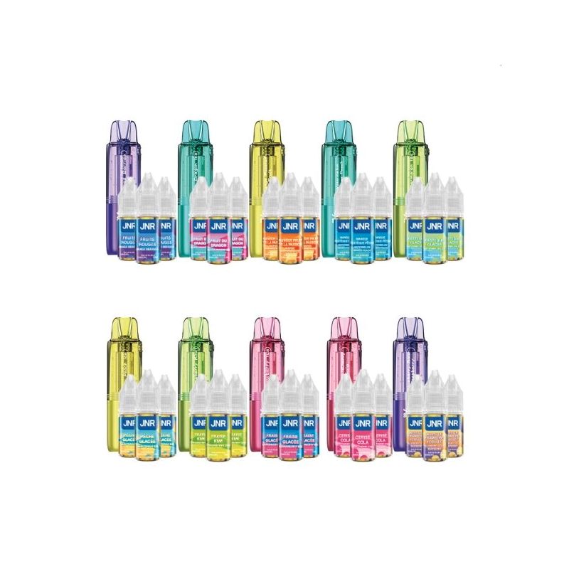 Cartouches Stellarc + 3 E-liquides 10ml 2%