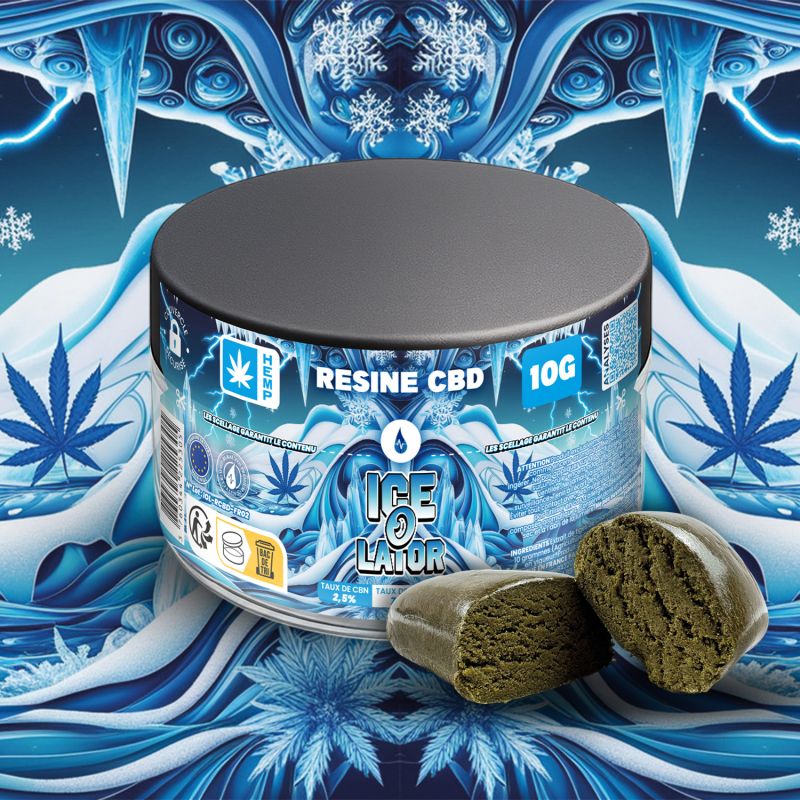 Résine pot - Ice O lator - 70% CBD - 10G - Bural'Zen