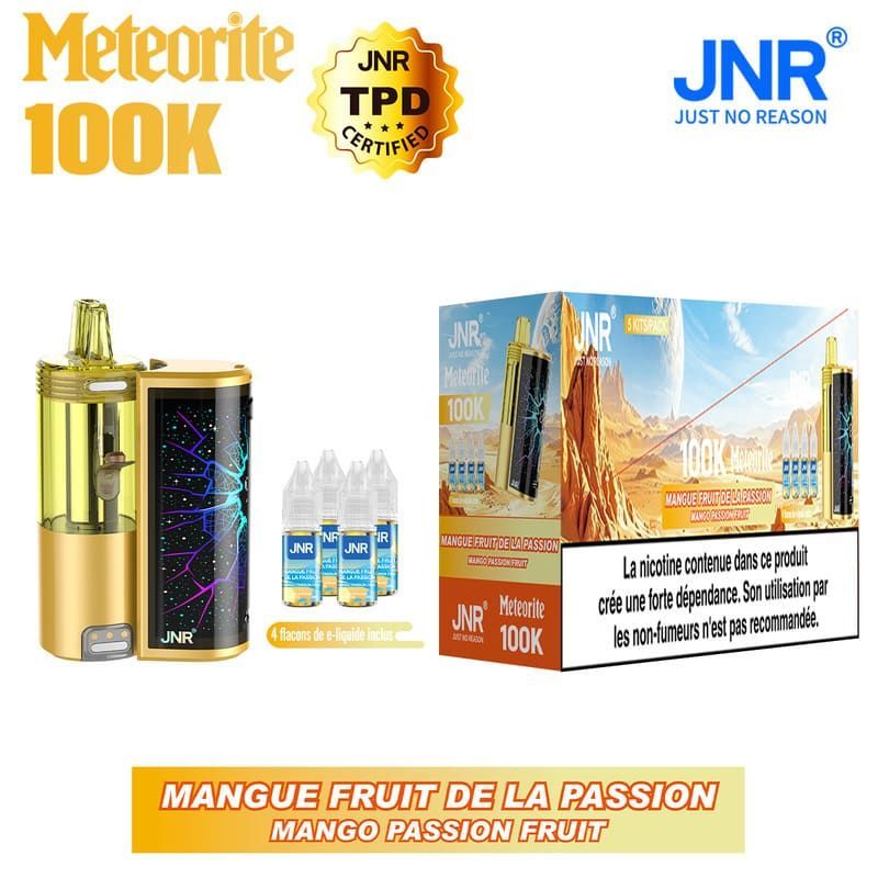 Mango Passion Fruit 100K 20mg - Meteorite - A L'unité