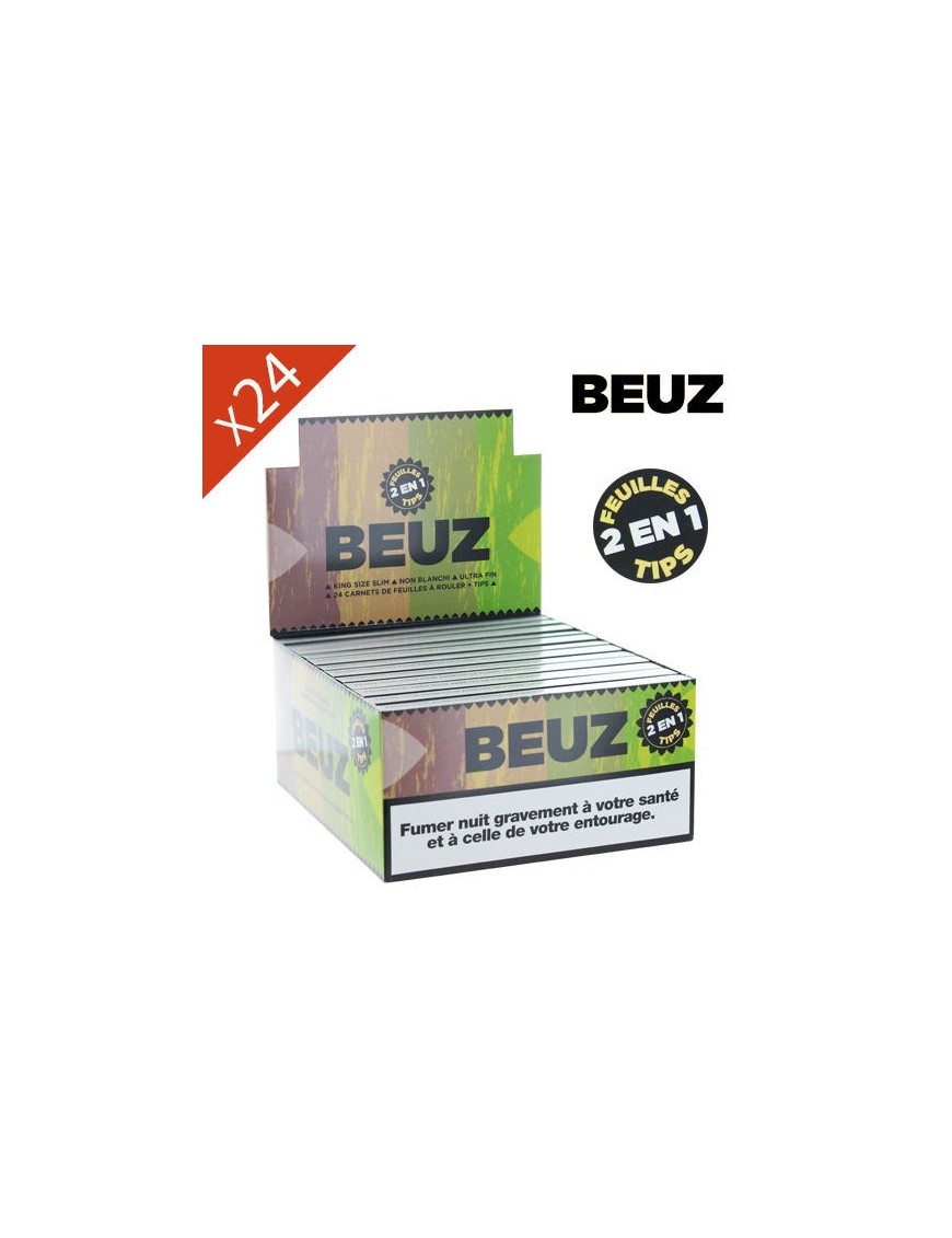 Bural'Zen - La Centrale, Lot de 24 carnets de feuilles Slim Beuz BROWN +  Tips - Papier Non blanchi ultra fin - Prix Mini, 11,90 €, 11,90 €, Feuilles  & Blunts