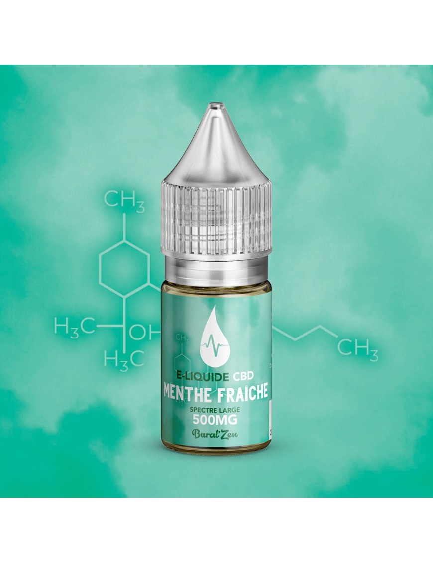 E-Liquide CBD - Menthe Fraiche - 10ml - Bural'Zen