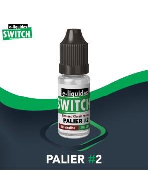 Palier 2 10ml - 60% Nicotine / 40% CBD - Switch